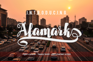 Alamark Font: Bold Script for Modern Web Design