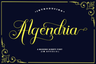 Algendria Font Review: A Dynamic Script for Campaigns