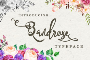 Bandrose Family: A Warm Typeface for Small Business Branding