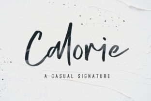 Calorie Font: A Rustic Script for Handmade Brands
