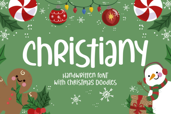 Christiany Font: A Playful Typeface for Small Business Branding