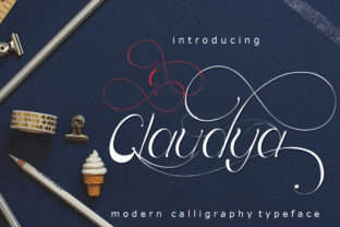 Claudya: A Calligraphy Typeface for Modern Web Design