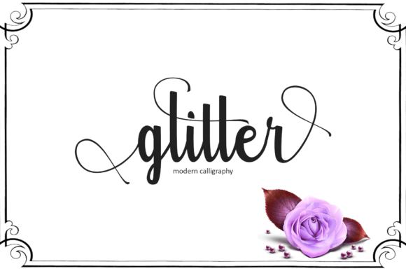 Glitter Font: The Script Typeface for Scroll-Stopping Marketing