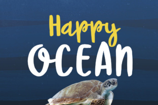 Happy Ocean Font: A Friendly Typeface for Small Business Branding