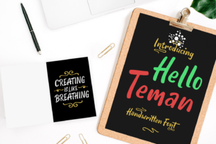 Hello Teman: The Handwritten Font for Authentic Brands