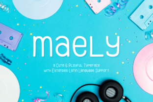 Maely Typeface: A Playful Monoline Font for Editorial Design
