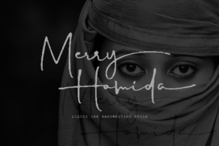 Merry Hamida: A Handwritten Typeface for Elegant Editorial Design