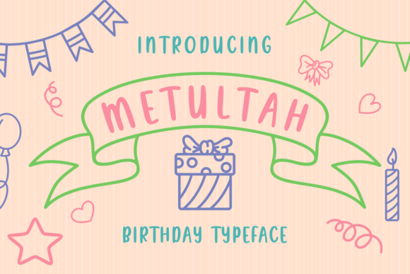 Metultah: A Playful Script Typeface for Editorial Design
