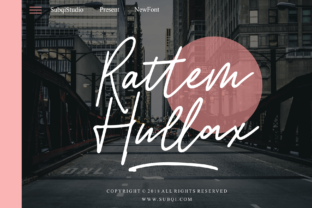 Rattem Hullax: A Handwritten Typeface for Organic Branding