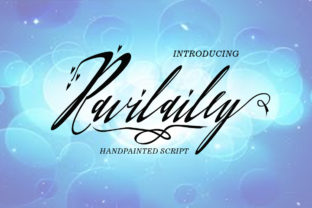 Ravilailey: An Elegant Script Typeface for Editorial Design