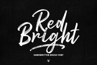 Red Bright: A Brush Typeface for Bold Brand Identity