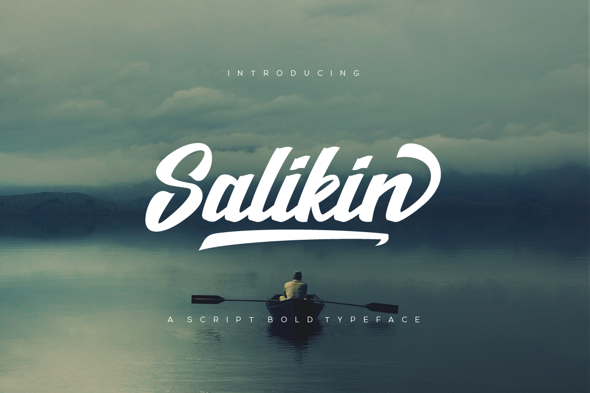 Salikin: A Bold Script Font for Handmade Brands