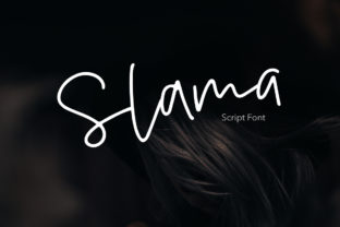 Slama: A Romantic Script Font for Handmade Brands