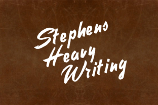 Stephens Heavy Writing: A Bold Script Typeface for Web Design