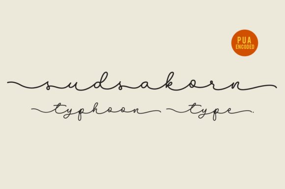 Sudsakorn: A Bold Script for Modern Brand Identity
