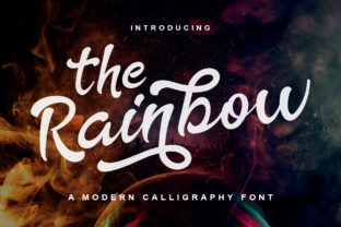 The Rainbow Font: A Modern Typeface for Handmade Brands