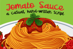 Tomato Sauce: A Handwritten Typeface for Editorial Design